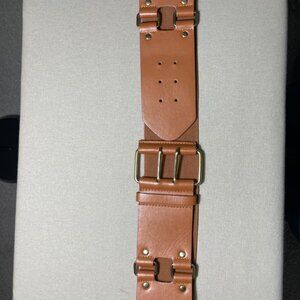 No Brand Women Wide Statement Belt - Brown